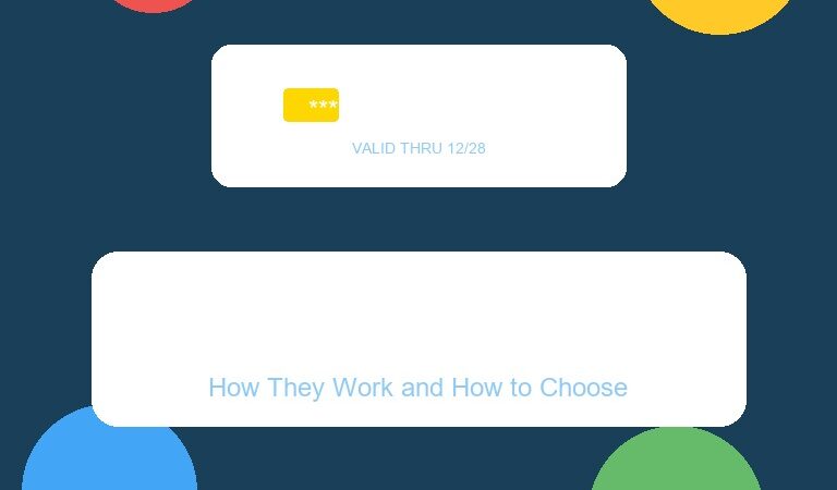 Credit Cards 101: How They Work and How to Choose the Right One